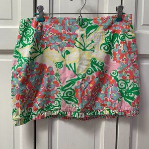 Lilly Pulitzer Ruffle Mini Skirt
